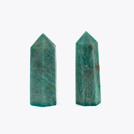 Pierre gemme Obélisque Point Amazonite 60 – 65 mm