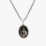 Collier chevalier de guerre en argent BLAR0107