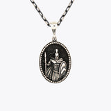 Collier chevalier de guerre en argent BLAR0107