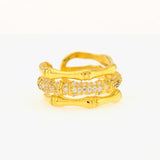 Bague en argent avec pierres de zircone BLAR0126