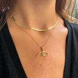 Collier Avec Pendentif Oeil