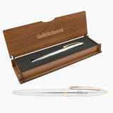 Ensemble de stylos personnalisés - Ensemble d'écriture avec boîte en bois gravée BLP2158