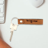 Porte-clés en cuir avec gravure BLPK018