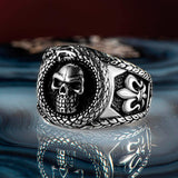 Bague pour homme avec crâne fantôme BLTH418