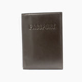 Porte-passeport en cuir marron BLW112BR