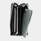 Portefeuille en cuir pour smartphone Noir BLW3034-S