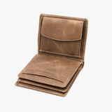 Portefeuille en Cuir Marron BLW703-CK