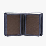 Portefeuille en Cuir Bleu Foncé BLW703-L