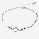 Bracelet en argent 925 avec zircone BLWR415