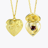 Pendentif collier coeur en argent