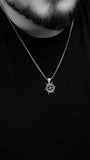 By LYDIAN Collier en argent avec pendentif gouvernail BLYDK083