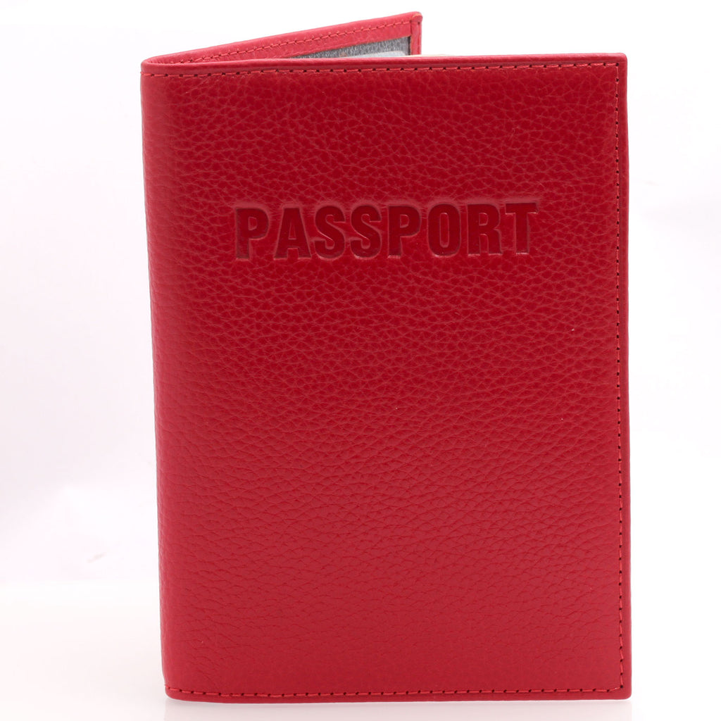 Rode Paspoort Portemonnee - by LYDIAN