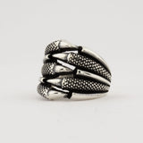 Bague pour homme en argent 925 griffe d'aigle LMR144
