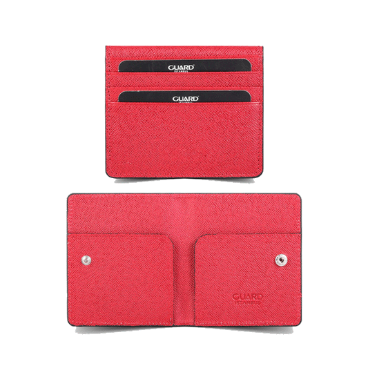 Porte-cartes en cuir rouge LWG5239-KZ