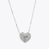 Collier en argent sterling 925 avec coeur NLKY21-33